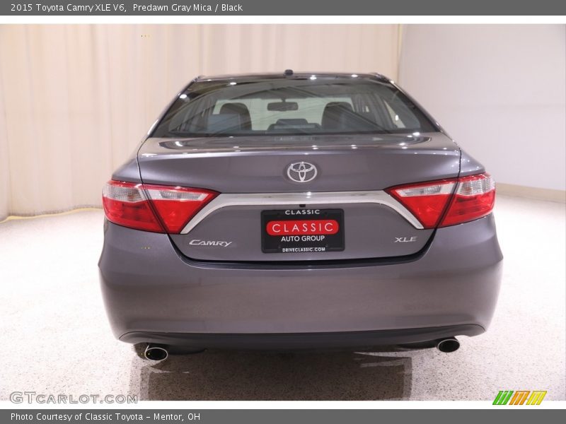 Predawn Gray Mica / Black 2015 Toyota Camry XLE V6