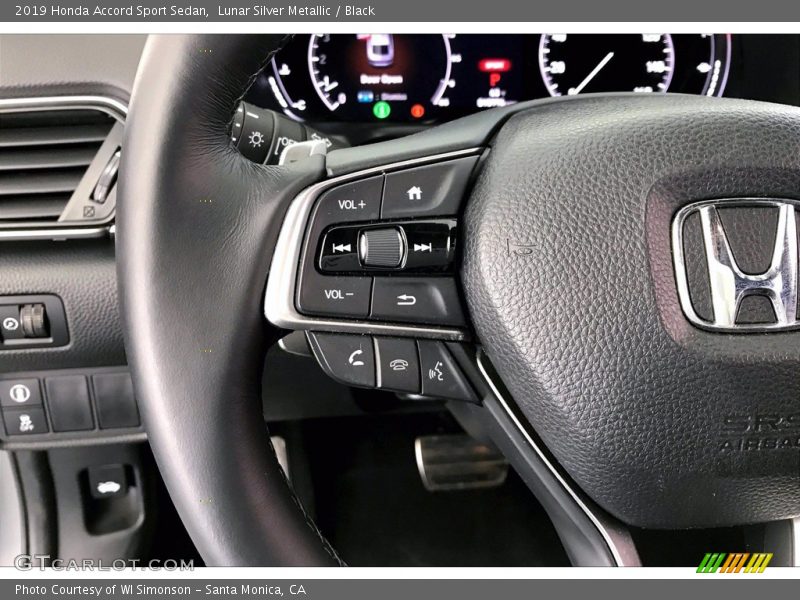 Lunar Silver Metallic / Black 2019 Honda Accord Sport Sedan