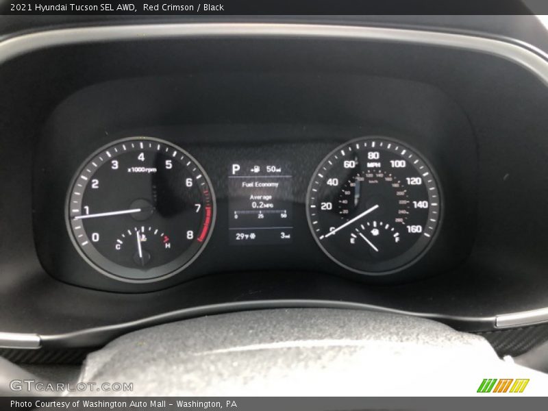 Red Crimson / Black 2021 Hyundai Tucson SEL AWD