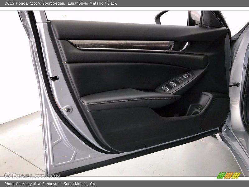 Lunar Silver Metallic / Black 2019 Honda Accord Sport Sedan