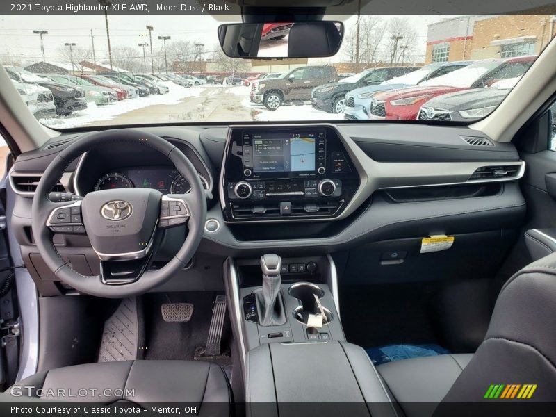 Dashboard of 2021 Highlander XLE AWD