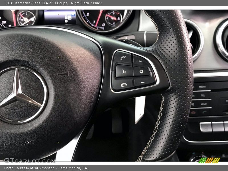 Night Black / Black 2018 Mercedes-Benz CLA 250 Coupe