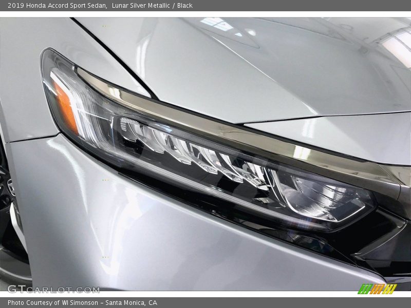 Lunar Silver Metallic / Black 2019 Honda Accord Sport Sedan