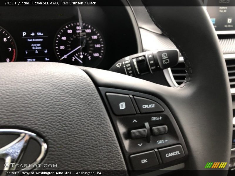 Red Crimson / Black 2021 Hyundai Tucson SEL AWD