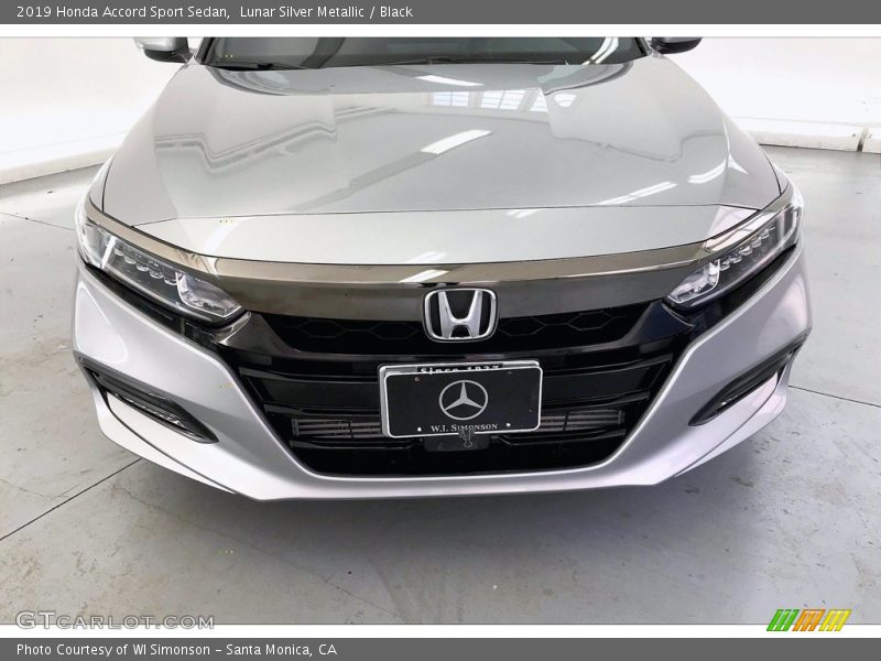 Lunar Silver Metallic / Black 2019 Honda Accord Sport Sedan
