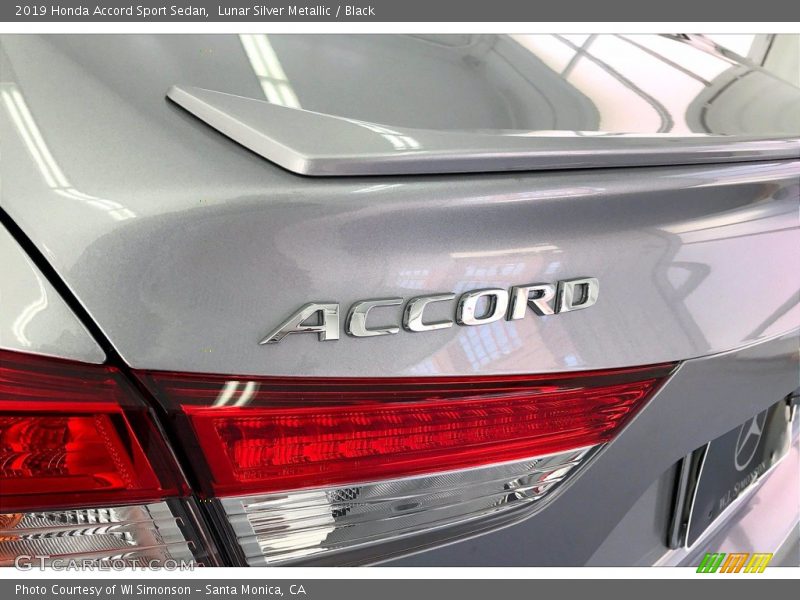 Lunar Silver Metallic / Black 2019 Honda Accord Sport Sedan
