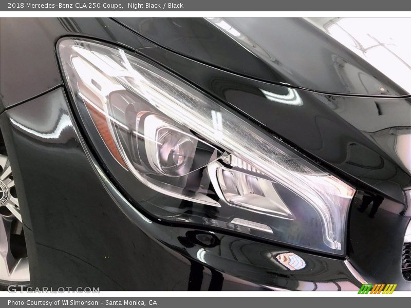 Night Black / Black 2018 Mercedes-Benz CLA 250 Coupe