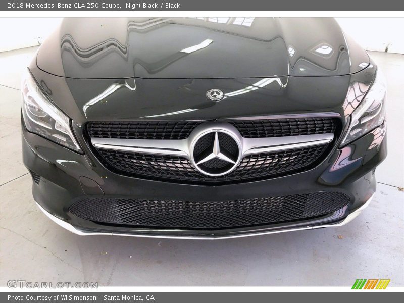 Night Black / Black 2018 Mercedes-Benz CLA 250 Coupe