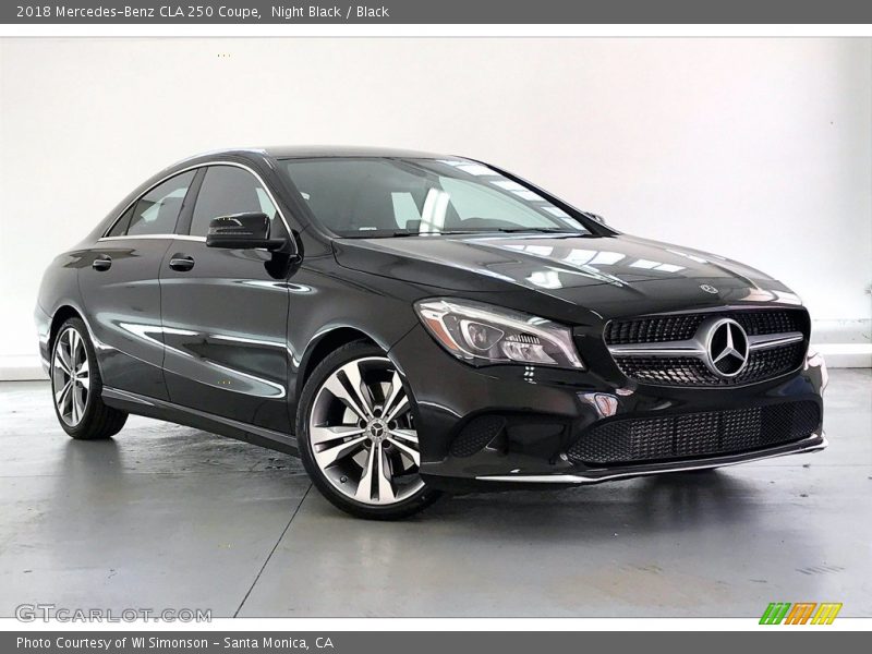 Night Black / Black 2018 Mercedes-Benz CLA 250 Coupe