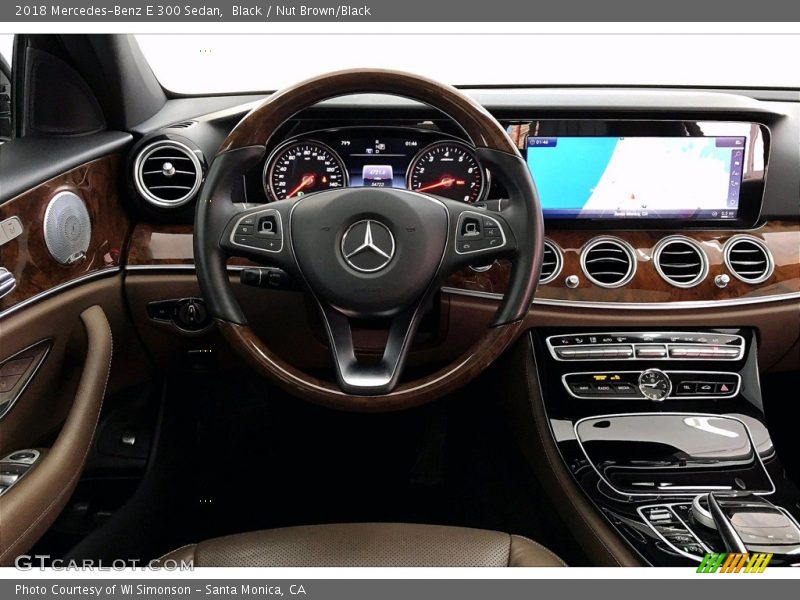 Black / Nut Brown/Black 2018 Mercedes-Benz E 300 Sedan