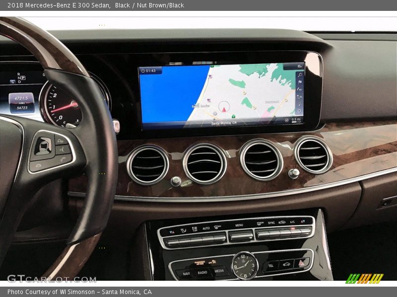 Black / Nut Brown/Black 2018 Mercedes-Benz E 300 Sedan