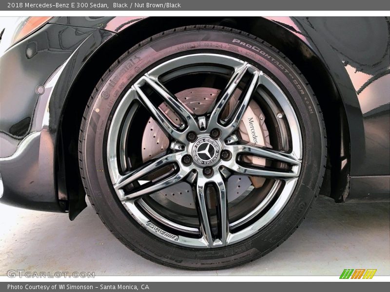 Black / Nut Brown/Black 2018 Mercedes-Benz E 300 Sedan