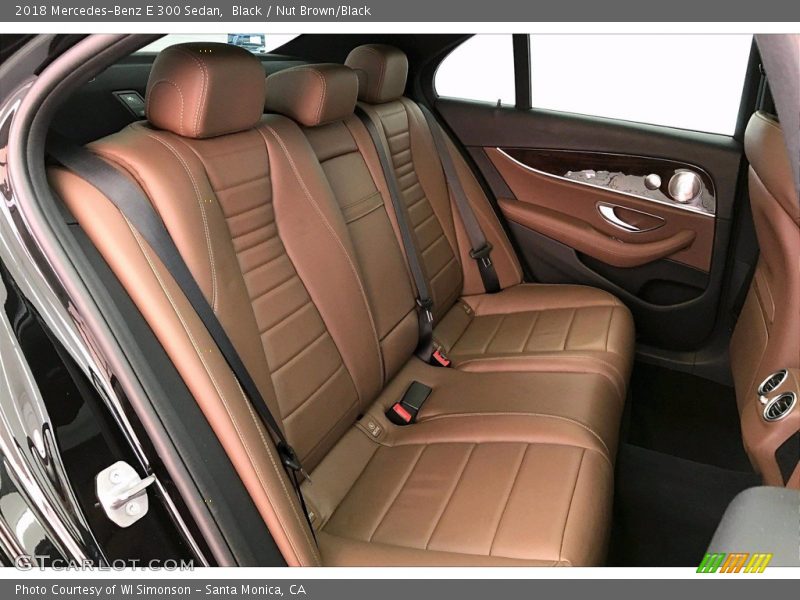 Black / Nut Brown/Black 2018 Mercedes-Benz E 300 Sedan