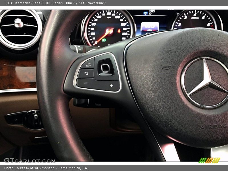 Black / Nut Brown/Black 2018 Mercedes-Benz E 300 Sedan