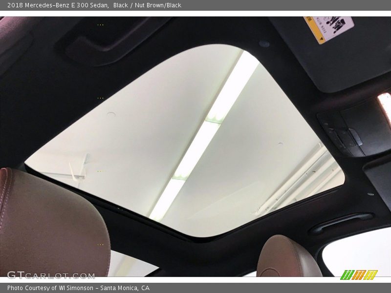 Black / Nut Brown/Black 2018 Mercedes-Benz E 300 Sedan