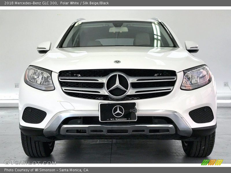Polar White / Silk Beige/Black 2018 Mercedes-Benz GLC 300