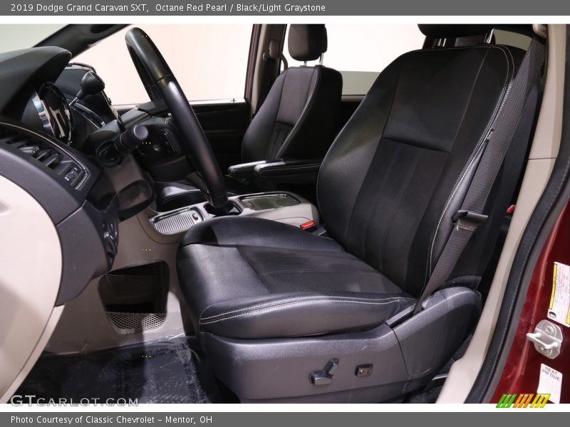 Octane Red Pearl / Black/Light Graystone 2019 Dodge Grand Caravan SXT