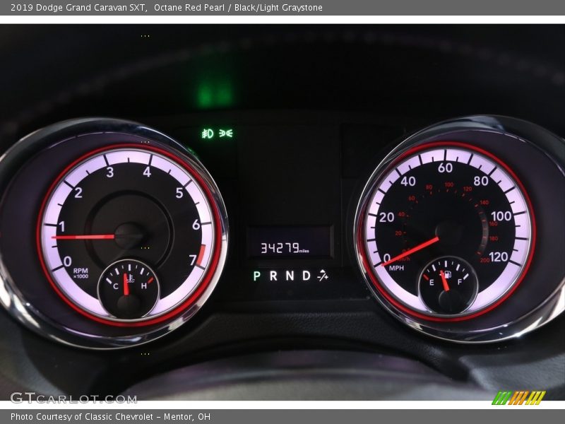 Octane Red Pearl / Black/Light Graystone 2019 Dodge Grand Caravan SXT