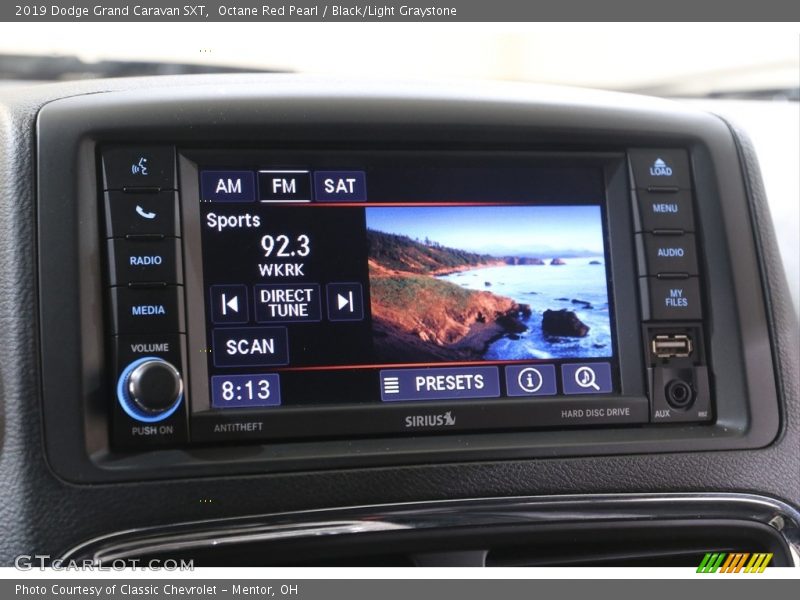 Octane Red Pearl / Black/Light Graystone 2019 Dodge Grand Caravan SXT