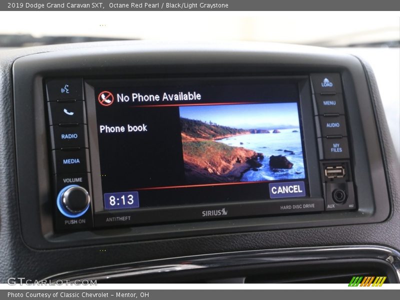 Octane Red Pearl / Black/Light Graystone 2019 Dodge Grand Caravan SXT