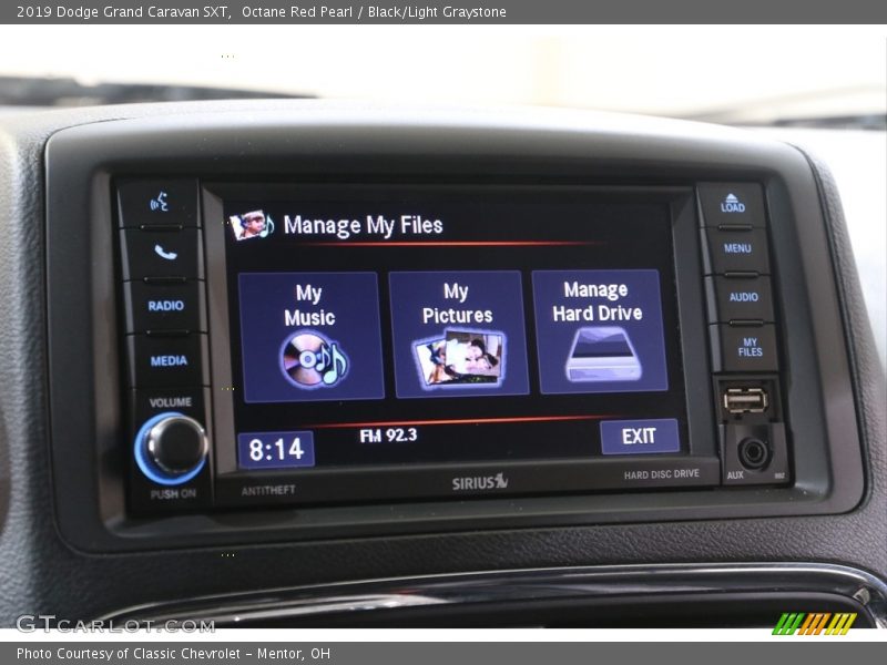 Octane Red Pearl / Black/Light Graystone 2019 Dodge Grand Caravan SXT