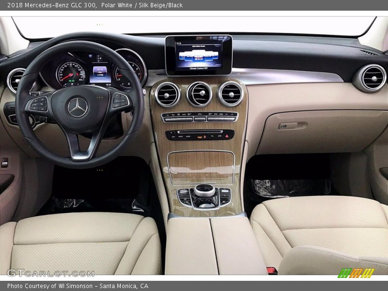 Polar White / Silk Beige/Black 2018 Mercedes-Benz GLC 300