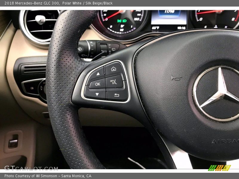 Polar White / Silk Beige/Black 2018 Mercedes-Benz GLC 300