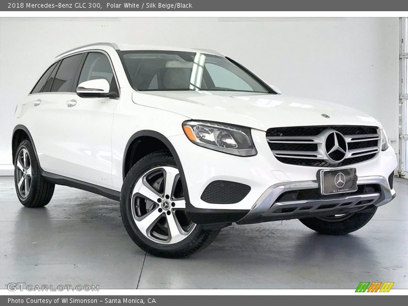 Polar White / Silk Beige/Black 2018 Mercedes-Benz GLC 300