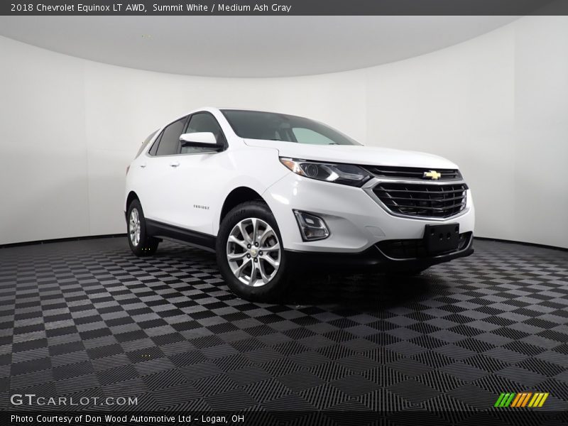 Summit White / Medium Ash Gray 2018 Chevrolet Equinox LT AWD