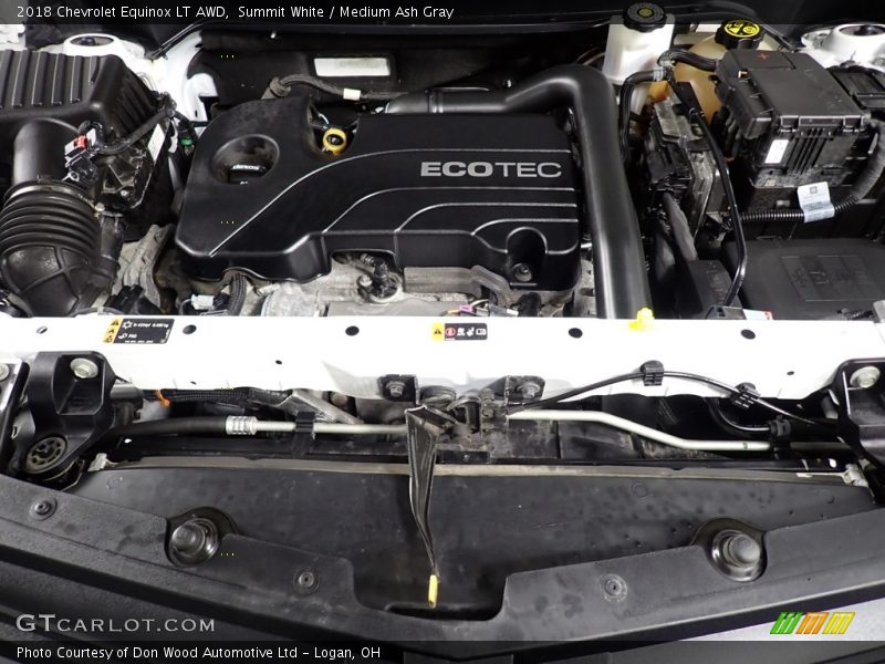 Summit White / Medium Ash Gray 2018 Chevrolet Equinox LT AWD