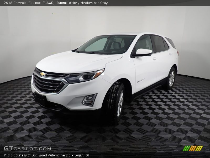 Summit White / Medium Ash Gray 2018 Chevrolet Equinox LT AWD