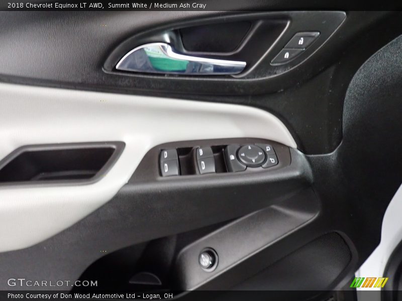 Summit White / Medium Ash Gray 2018 Chevrolet Equinox LT AWD