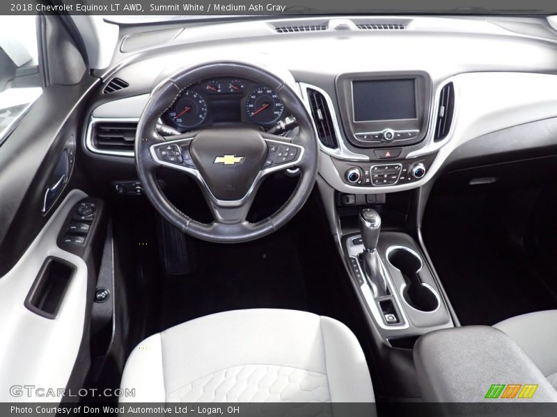 Summit White / Medium Ash Gray 2018 Chevrolet Equinox LT AWD