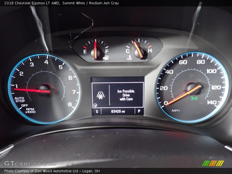 Summit White / Medium Ash Gray 2018 Chevrolet Equinox LT AWD