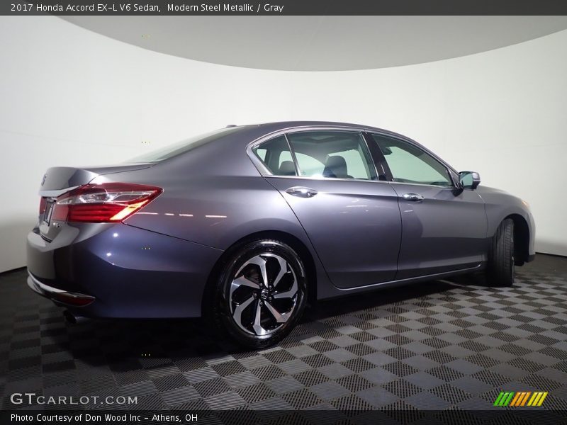 Modern Steel Metallic / Gray 2017 Honda Accord EX-L V6 Sedan