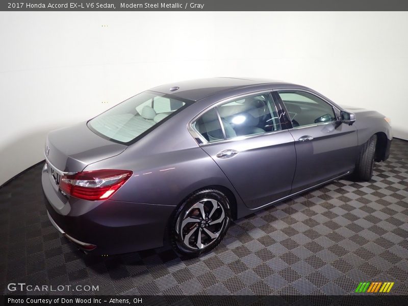 Modern Steel Metallic / Gray 2017 Honda Accord EX-L V6 Sedan