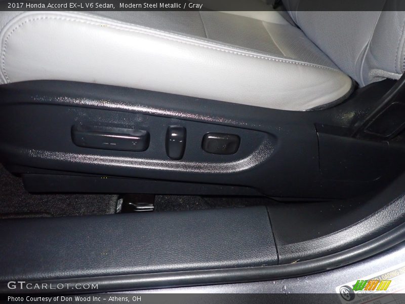 Modern Steel Metallic / Gray 2017 Honda Accord EX-L V6 Sedan