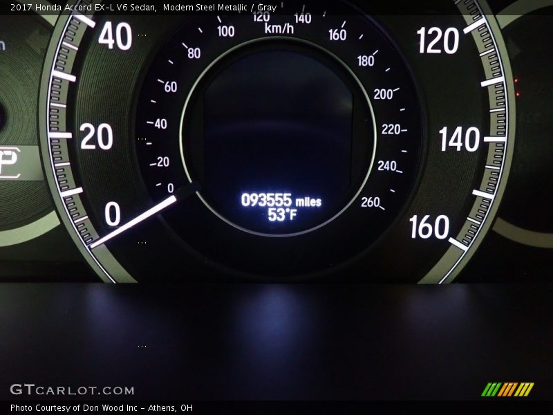 Modern Steel Metallic / Gray 2017 Honda Accord EX-L V6 Sedan