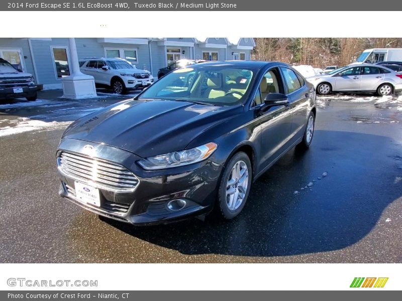 Tuxedo Black / Medium Light Stone 2014 Ford Escape SE 1.6L EcoBoost 4WD