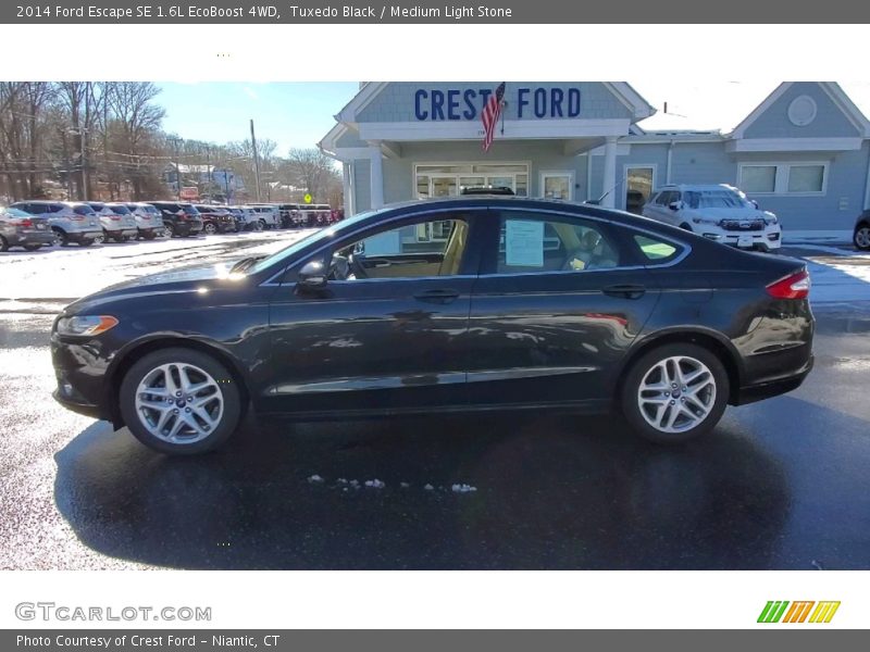 Tuxedo Black / Medium Light Stone 2014 Ford Escape SE 1.6L EcoBoost 4WD