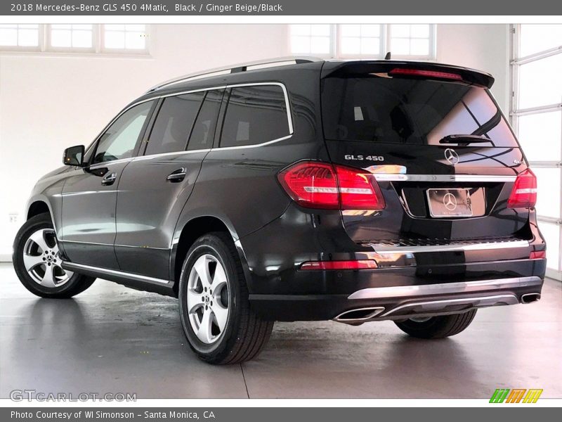 Black / Ginger Beige/Black 2018 Mercedes-Benz GLS 450 4Matic