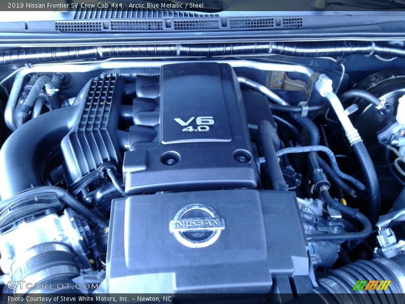 Arctic Blue Metallic / Steel 2019 Nissan Frontier SV Crew Cab 4x4