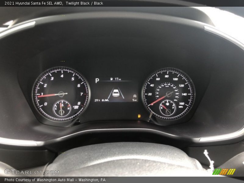 Twilight Black / Black 2021 Hyundai Santa Fe SEL AWD