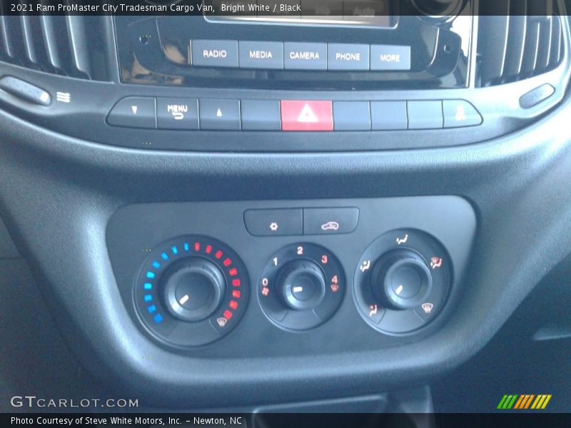 Controls of 2021 ProMaster City Tradesman Cargo Van