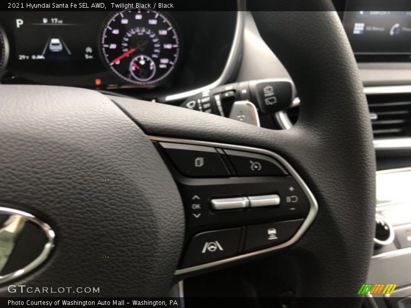 Twilight Black / Black 2021 Hyundai Santa Fe SEL AWD