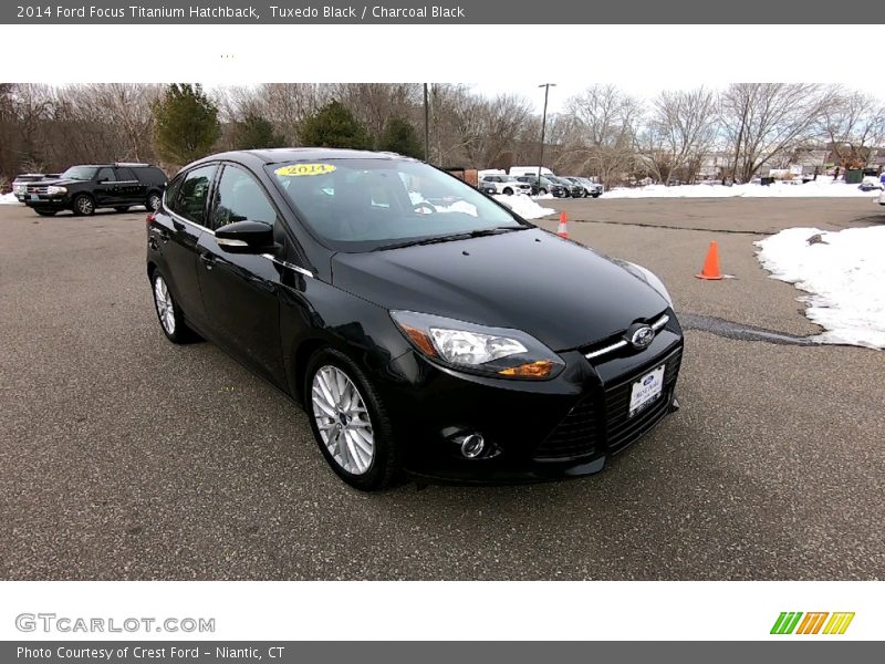 Tuxedo Black / Charcoal Black 2014 Ford Focus Titanium Hatchback