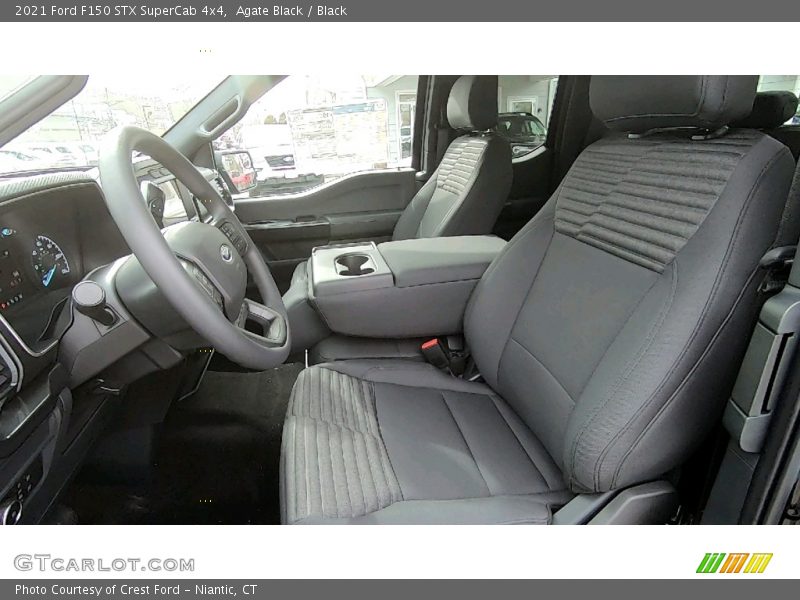 Front Seat of 2021 F150 STX SuperCab 4x4