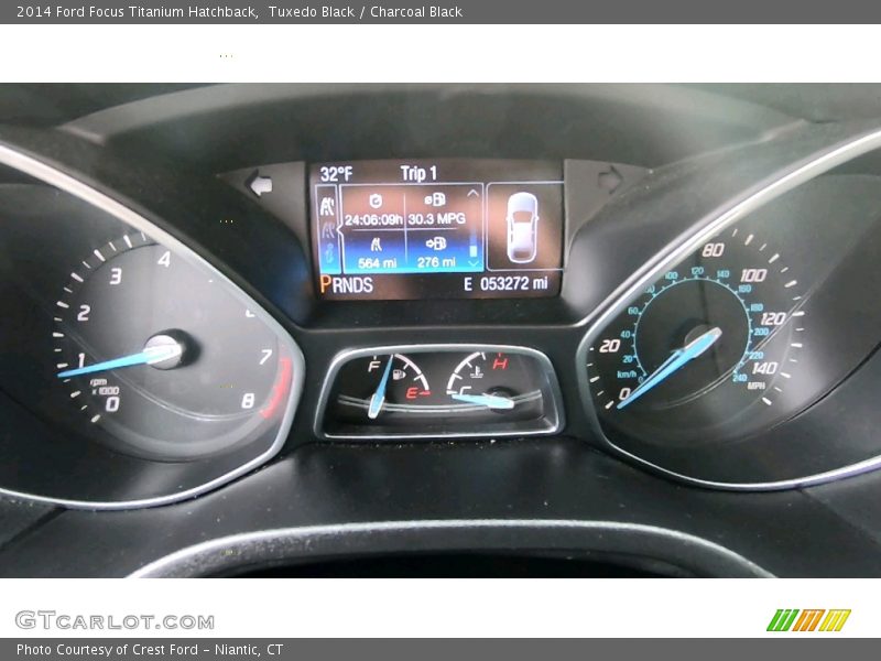 Tuxedo Black / Charcoal Black 2014 Ford Focus Titanium Hatchback