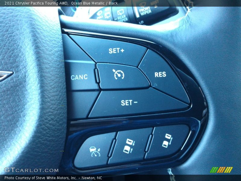 Ocean Blue Metallic / Black 2021 Chrysler Pacifica Touring AWD