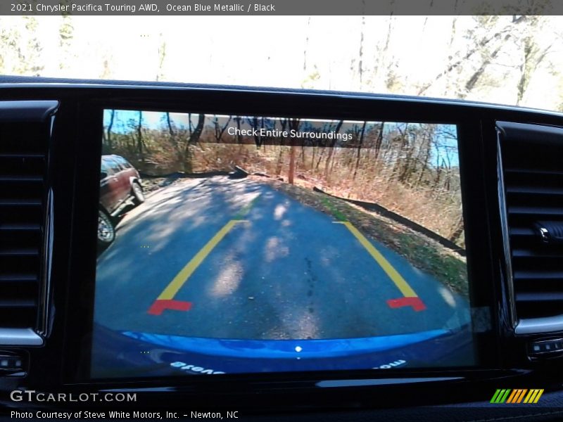 Ocean Blue Metallic / Black 2021 Chrysler Pacifica Touring AWD